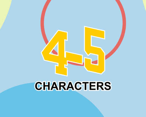 4/5 caratteri